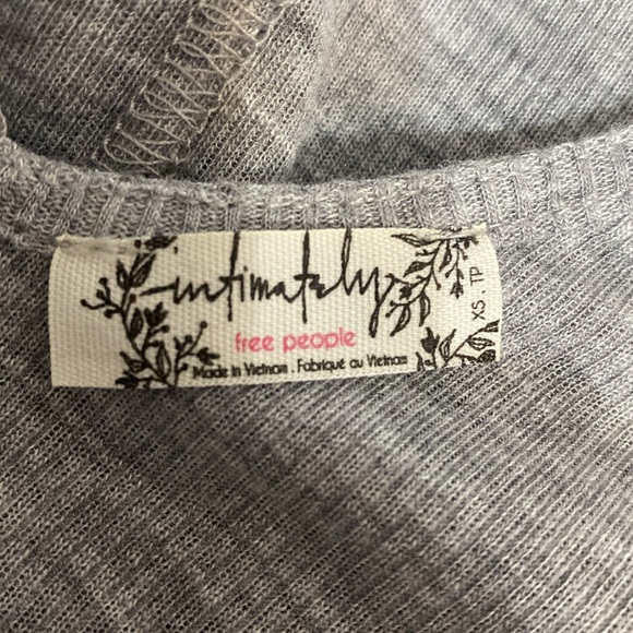 Free People gray ribbed flowing tank top - Size XS - Picture 5 of 9